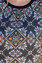 Load image into Gallery viewer, Ornamental Tile Embroidered Top