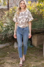 Load image into Gallery viewer, Warm Brew Floral Top