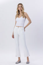 Load image into Gallery viewer, Flying Monkey High Rise Crop Flare / Optic White