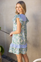 Load image into Gallery viewer, Stripe & Florals Mini Dress
