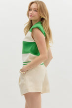 Load image into Gallery viewer, All That Knit Polo Top / Green