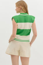 Load image into Gallery viewer, All That Knit Polo Top / Green