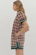 Load image into Gallery viewer, Cottage Christmas Plaid Dress
