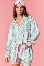 Load image into Gallery viewer, Evergreen & Pink Christmas PJ Set