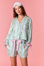 Load image into Gallery viewer, Evergreen & Pink Christmas PJ Set