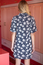 Load image into Gallery viewer, Flower Power Navy Dress