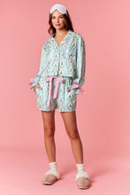Load image into Gallery viewer, Evergreen & Pink Christmas PJ Set