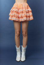 Load image into Gallery viewer, Girly Gameday Gingham Skirt