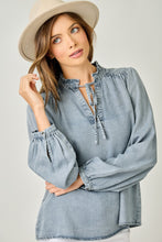 Load image into Gallery viewer, Chambray Tencel Top