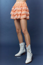 Load image into Gallery viewer, Girly Gameday Gingham Skirt
