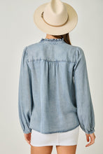 Load image into Gallery viewer, Chambray Tencel Top