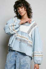 Load image into Gallery viewer, Sadie Belle Denim Top