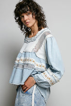 Load image into Gallery viewer, Sadie Belle Denim Top