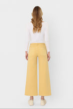 Load image into Gallery viewer, Vervet High Rise Drawstring Crop Wide Leg Denim / Marigold
