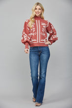 Load image into Gallery viewer, In The Details Mock Neck Sweater