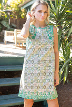 Load image into Gallery viewer, Kaleidoscope Embroidered Shift Dress