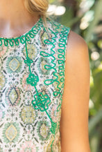 Load image into Gallery viewer, Kaleidoscope Embroidered Shift Dress