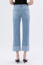 Load image into Gallery viewer, Vervet High Rise Cuffed Straight Denim / Jude