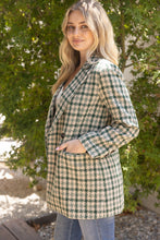 Load image into Gallery viewer, Plaid & Proper Double Breasted Blazer
