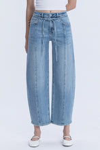 Load image into Gallery viewer, Vervet High Rise Wide Barrel With Waist Tie