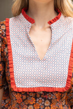 Load image into Gallery viewer, Corduroy Corners Floral Top
