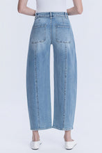 Load image into Gallery viewer, Vervet High Rise Wide Barrel With Waist Tie