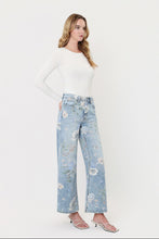 Load image into Gallery viewer, Vervet Super High Rise Extreme Vintage Flare Floral Denim