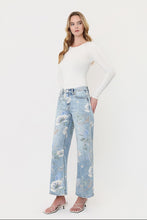 Load image into Gallery viewer, Vervet Super High Rise Extreme Vintage Flare Floral Denim