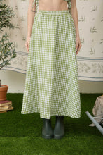 Load image into Gallery viewer, Garden Grove Gingham Midi Skirt