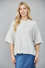 Load image into Gallery viewer, Cashmere Blend Drop Shoulder Sweater