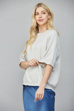 Load image into Gallery viewer, Cashmere Blend Drop Shoulder Sweater