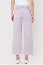 Load image into Gallery viewer, Vervet Olivia High Rise Lavender Crop Wide Leg