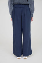 Load image into Gallery viewer, Vintage Chic Navy Wide Leg Lounge Pant