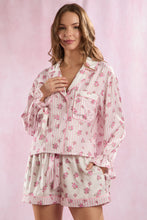 Load image into Gallery viewer, Full Of Sweetness Floral Pajama Set