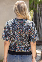Load image into Gallery viewer, Ornamental Tile Embroidered Top