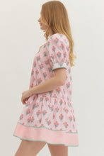 Load image into Gallery viewer, Ruffle & Rose Mini Dress