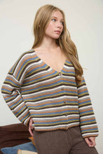 Load image into Gallery viewer, Cabin Morning Striped Sweater