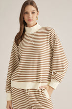 Load image into Gallery viewer, Cozy Corner Striped Mockneck