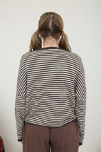 Load image into Gallery viewer, Cocoa & Cream Striped Sweater