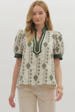 Load image into Gallery viewer, Forrest Frolics Embroidered Top