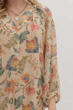 Load image into Gallery viewer, Fall Florals & Grace Midi Dress