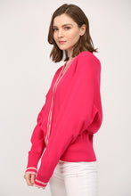 Load image into Gallery viewer, Preppy Pink Stripe Cardigan