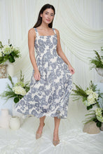 Load image into Gallery viewer, Julie Anne Jacquard Midi Dress
