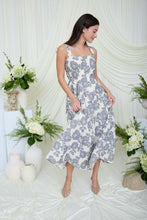 Load image into Gallery viewer, Julie Anne Jacquard Midi Dress