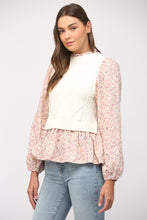 Load image into Gallery viewer, Allie Jean Eyelet Sweater Top