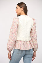 Load image into Gallery viewer, Allie Jean Eyelet Sweater Top