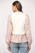 Load image into Gallery viewer, Allie Jean Eyelet Sweater Top