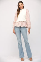 Load image into Gallery viewer, Allie Jean Eyelet Sweater Top