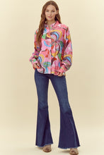 Load image into Gallery viewer, Groovy Girl Sequin Button Down
