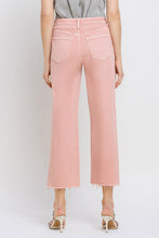 Load image into Gallery viewer, Vervet Olivia Crop Wide Leg Denim / Silver Pink
